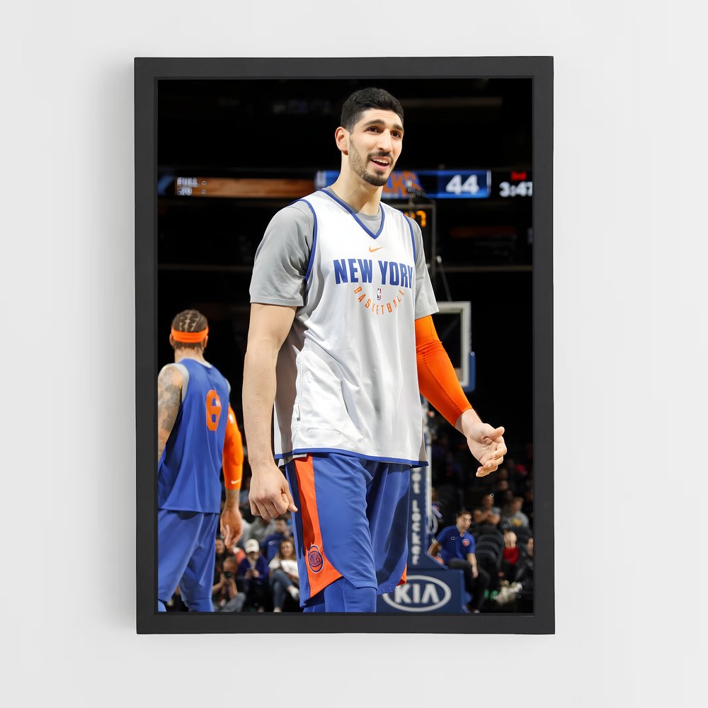 Poster Le Champion Orange – affiche Basketball (vue 2)